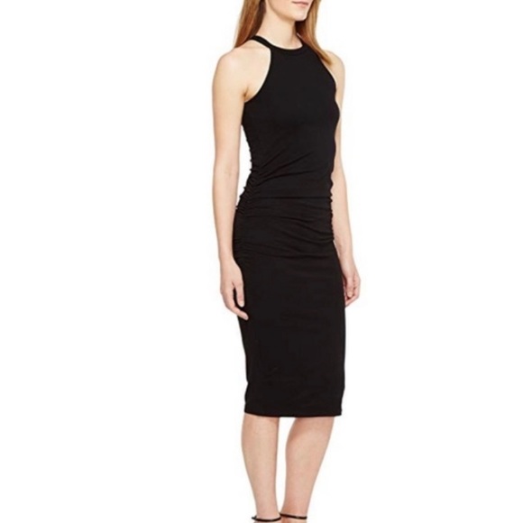 Michael Stars NWT Halter Midi Black dress soft cotton jersey stretch. - Picture 6 of 13